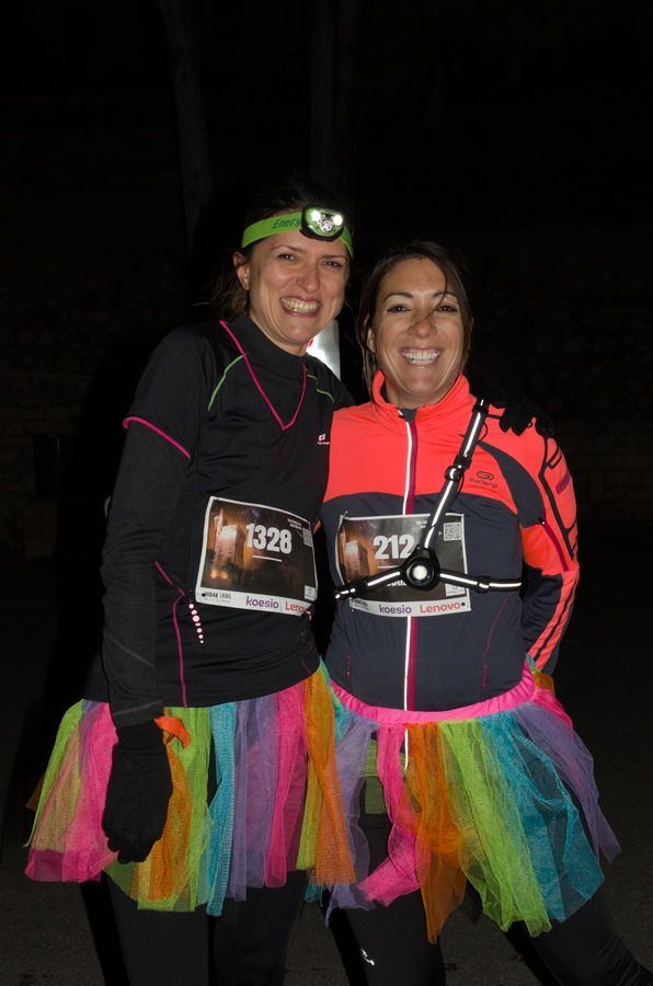 Duo complice en tutus arc-en-ciel