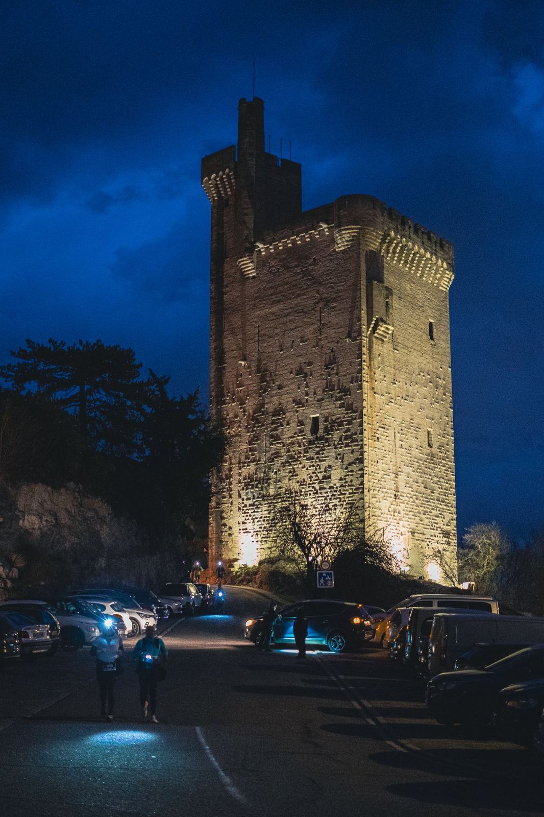 Tour illuminée à l'heure bleue