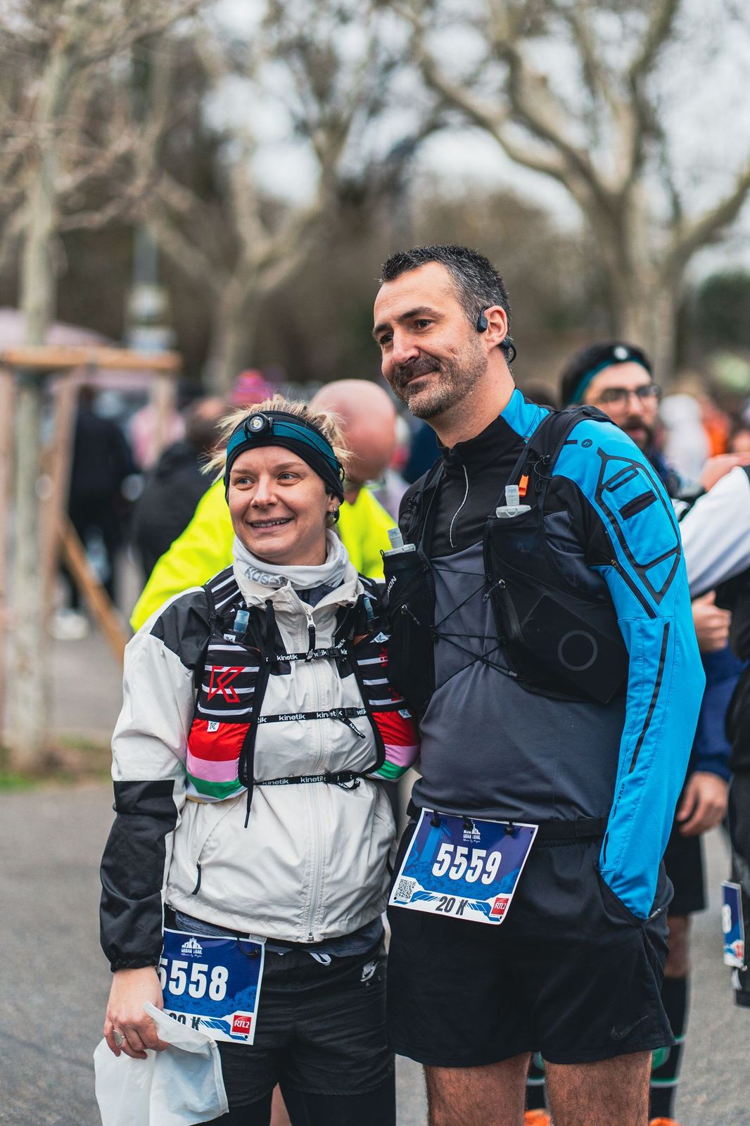 Duo de traileurs tout sourire