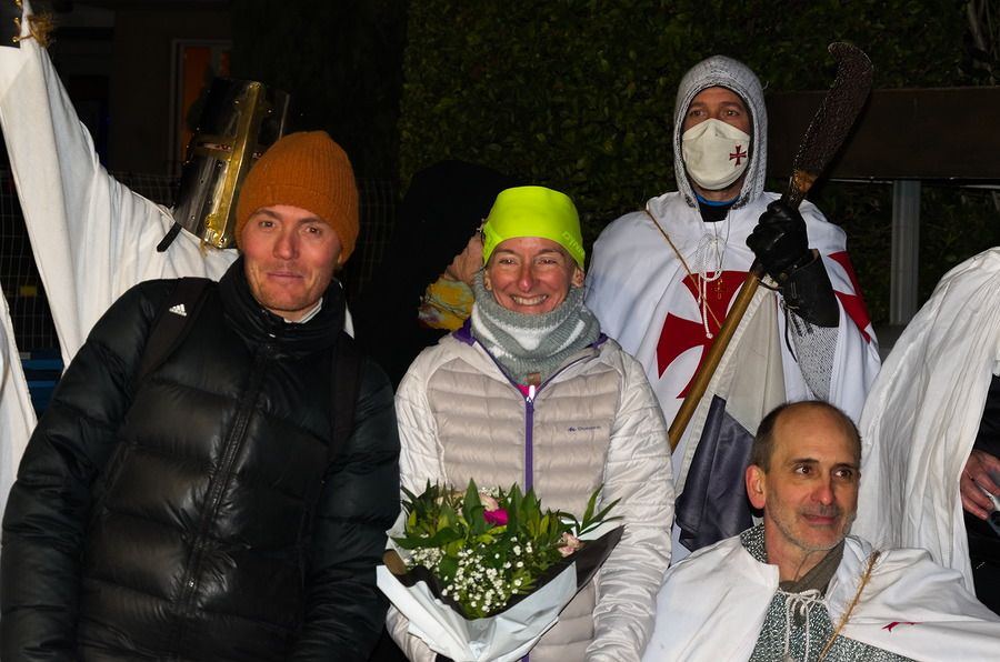 Lauréats entourés des templiers